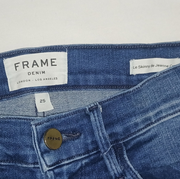 Frame Le Skinny de Jeanne Crop Denim - Picture 9 of 11